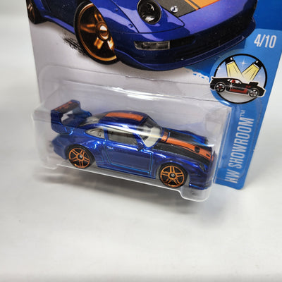 Porsche 993 GT2 #114 * BLUE * 2016 Hot Wheels