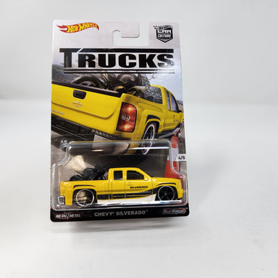 Chevy Silverado * Yellow * Hot Wheels Car Culture TRUCKS Series