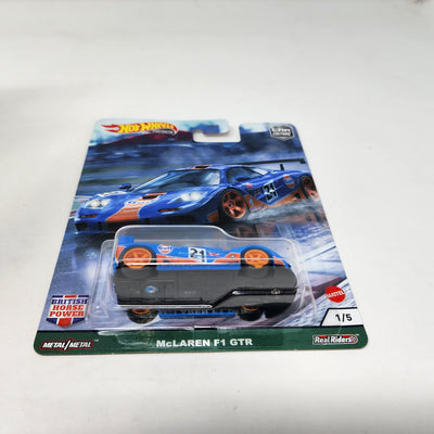 Mc Laren F1 GTR * Gulf * Hot Wheels British Horsepower Car Culture