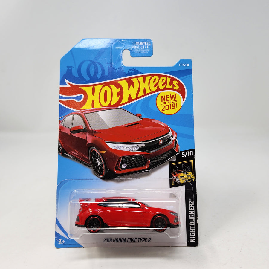 2018 Honda Civic Type R 171 RED 2019 Hot Wheels Basic