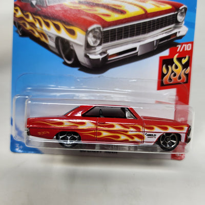 '66 Chevy Nova #143 * Red * Hot Wheels 2019