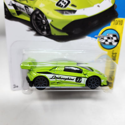 Lamborghini Huracan LP 620-2 Super Trofeo #319 * Green * 2017 Hot Wheels