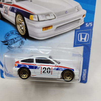 '88 Honda Cr-X #123 * White * 2020 Hot Wheels Basic