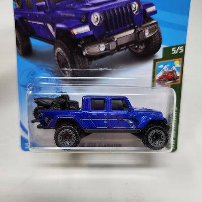 '20 Jeep Gladiator #117 * Blue * 2021 Hot Wheels Basic