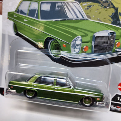 '72 Mercedes-Benz 280 SEL 4.5 * Green * Hot Wheels Car Culture AutoStrasse