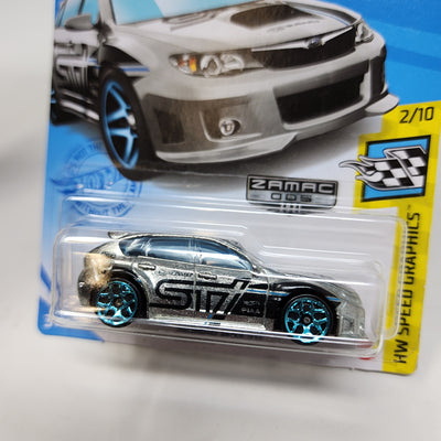 Subaru WRX STI #68 * ZAMAC * 2021 Hot Wheels Basic