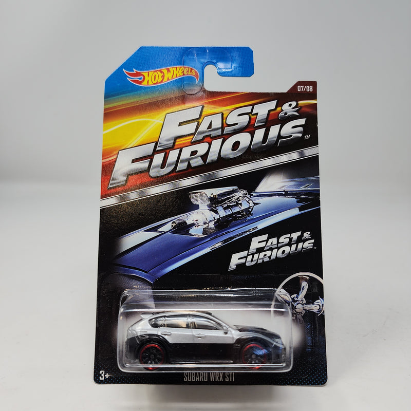 Subaru WRX STi * Silver/Black * Hot Wheels Fast & Furious