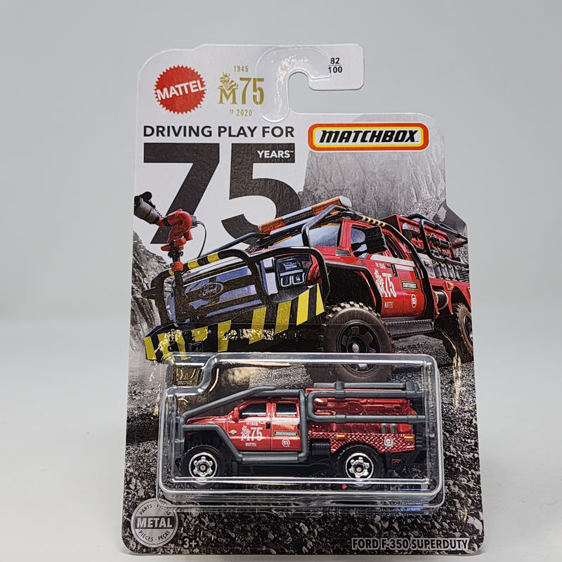 Ford F-350 Superduty 75 Years * Red * Matchbox Basic