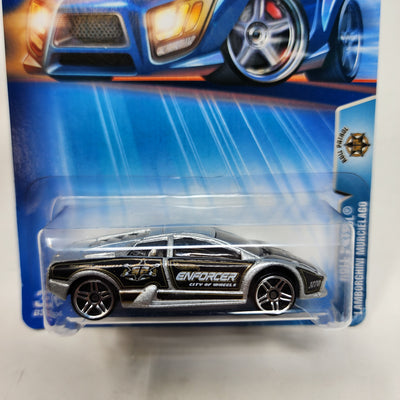 Lamborghini Murcielago #204 * Silver * 2004 Hot Wheels Basic