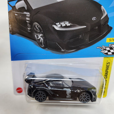 '20 Toyota GR Supra #160 * BLACK * 2021 Hot Wheels Gamestop Only