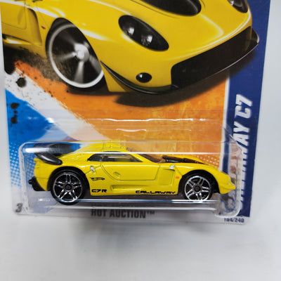 Callaway C7 #164 * Yellow * Hot Wheels 2010