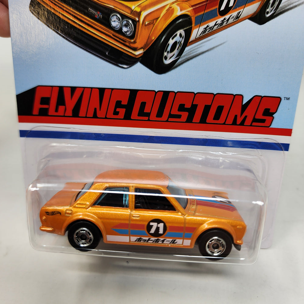 71 Datsun 510 * Hot Wheels Flying Customs – Wheelcollectors LLC