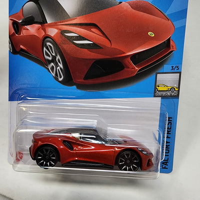 Lotus Emira #121 * RED * 2023 Hot Wheels