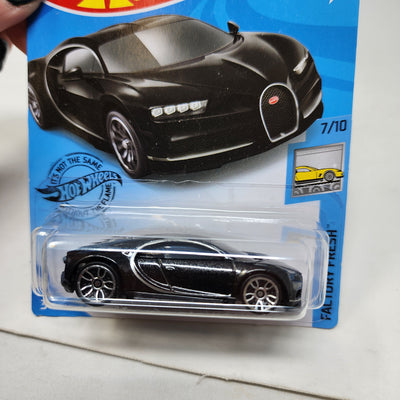 '16 Bugatti Chiron #89 * Black * 2020 Hot Wheels