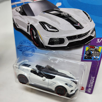 '19 Corvette ZR1 #134 * White * 2021 Hot Wheels