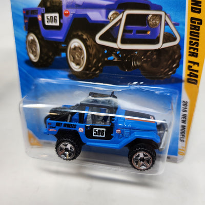 Toyota Land Cruiser FJ40 #41 * Blue * 2010 Hot Wheels