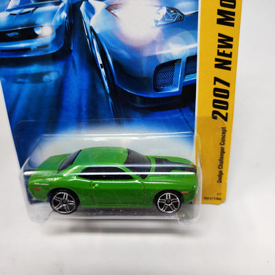 Dodge Challenger Concept #1 * Green w/ PR5 Rims * 2007 Hot Wheels