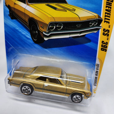 '67 Chevelle SS 396 #44 * Gold * 2010 Hot Wheels New Models