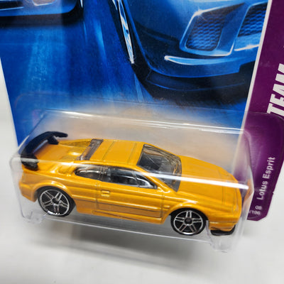 Lotus Esprit #113* Yellow w/ PR5 Rims * 2008 Hot Wheels