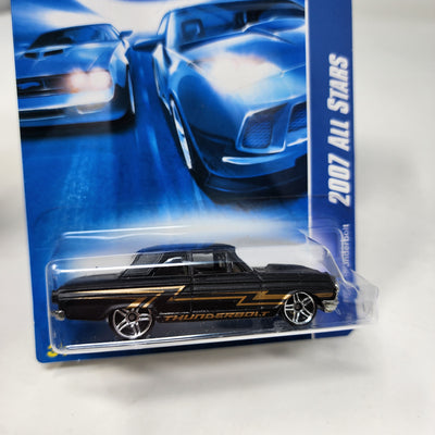 Ford thunderbolt #143 * Black w/ PR5 Rims * 2007 Hot Wheels