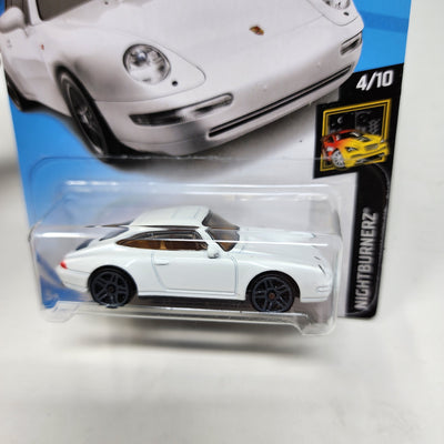 '96 Porsche Carrera #155 * White * Hot Wheels 2019