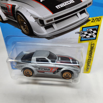 Mazda RX-7 #167 * Silver * Hot Wheels 2019