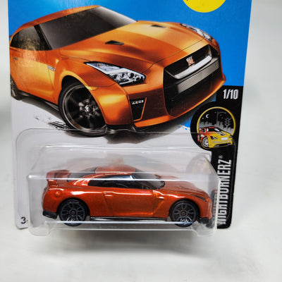 '17 Nissan GT-R (R35) #282 * ORANGE * Hot Wheels 2017