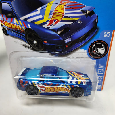 '96 Nissan 180SX Type X #225 * BLUE * Hot Wheels 2017