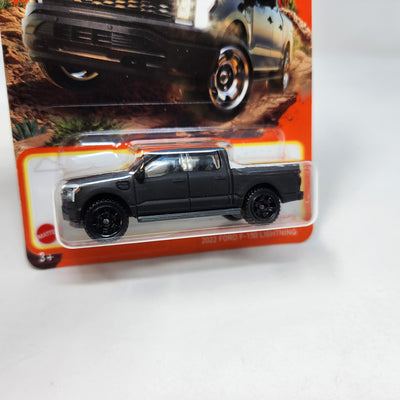 2022 Ford F-150 Lightning #28 * Black * 2024 Matchbox Basic Case M