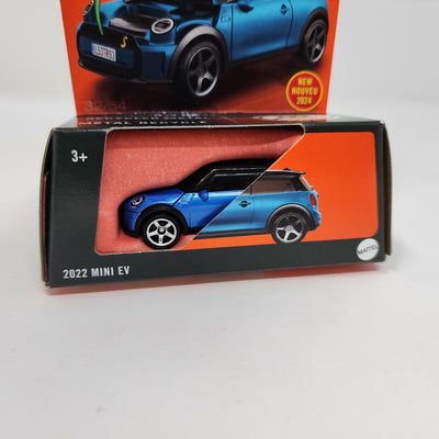 2022 Mini EV * BLUE * 2024 Matchbox Moving Parts Case R