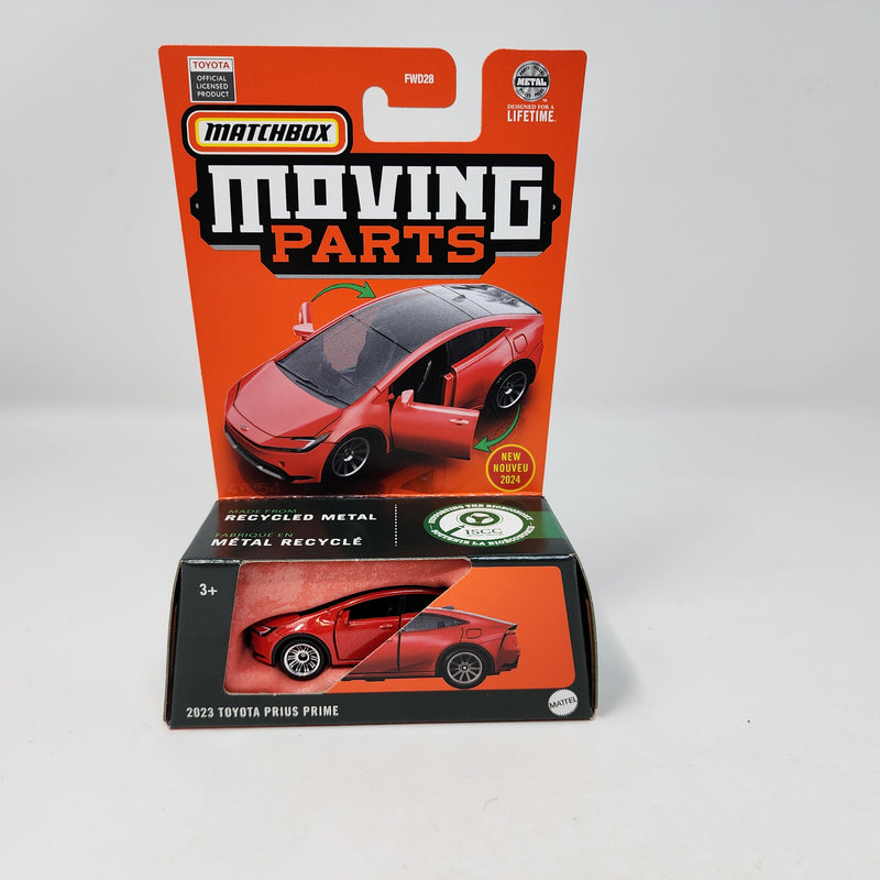 2023 Toyota Prius Prime * RED * 2024 Matchbox Moving Parts Case R