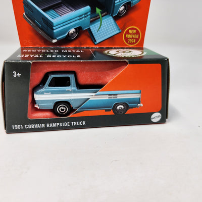 1961 Corvair Rampside Truck * Light Blue * 2024 Matchbox Moving Parts Case R