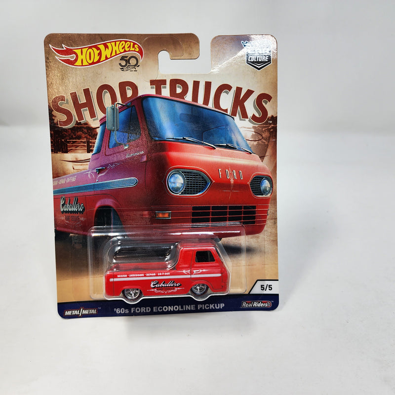 60s Ford Econoline Pickup * Hot Wheels Car Culture Shop Trucks