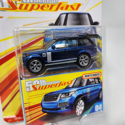 '18 Land Rover #04 * Matchbox 50th Superfast * Bad Card