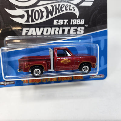 '78 Dodge Li'l Red Express Truck * Hot Wheels 50th Favorites * Bad Card