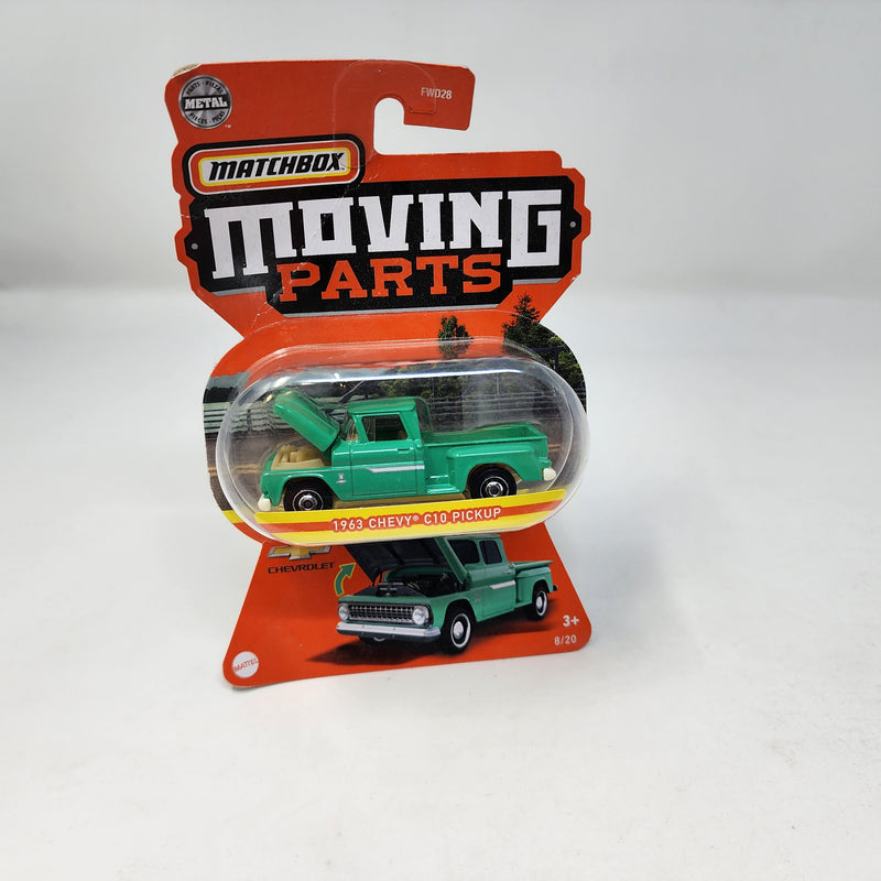 1963 Chevy C10 Pickup * Matchbox Moving Parts * Bad Card