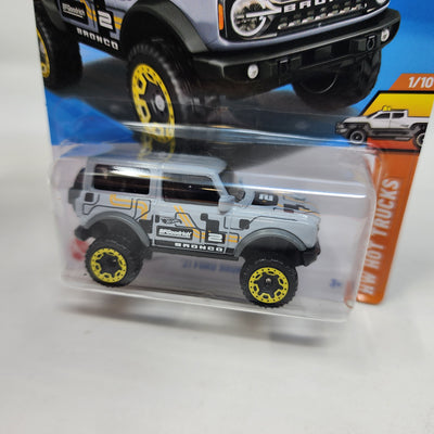 '21 Ford Bronco #20 * Grey * 2025 Hot Wheels Case A