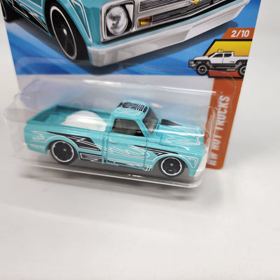 '67 Chevy C10 #21 * Aqua * 2025 Hot Wheels Case A