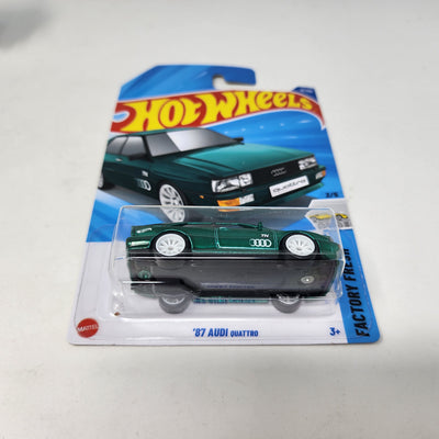 SUPER Treasure Hunt * '87 Audi Quattro #16 * Teal * 2025 Hot Wheels Case A