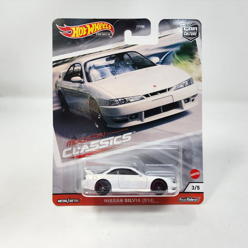 Nissan Silvia S14 * WHITE * Hot Wheels MODERN CLASSICS 2 Car Culture