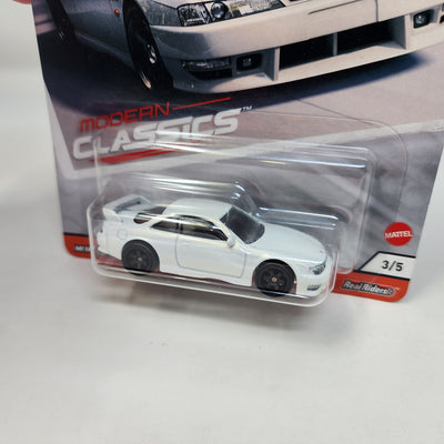 Nissan Silvia S14 * WHITE * Hot Wheels MODERN CLASSICS 2 Car Culture