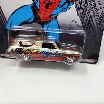 '64 Chevy Nova Delivery Spider-Man * Hot Wheels Pop Culture Marvel * BAD CARD