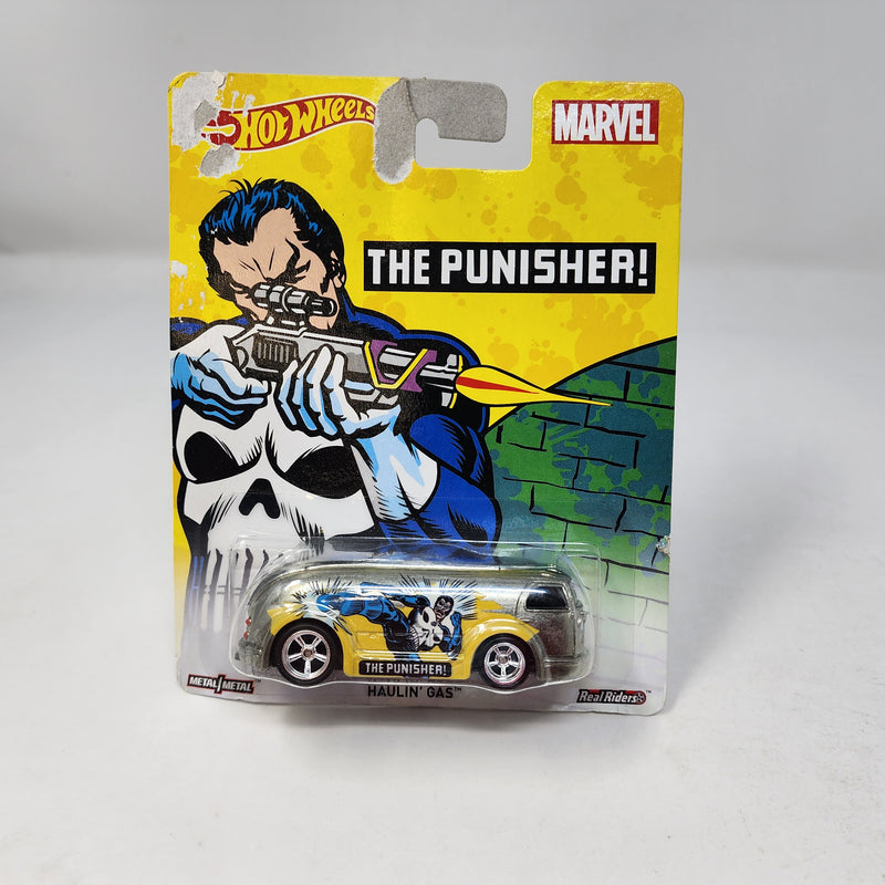 Haulin Gas The Punisher * Hot Wheels Pop Culture Marvel * BAD CARD