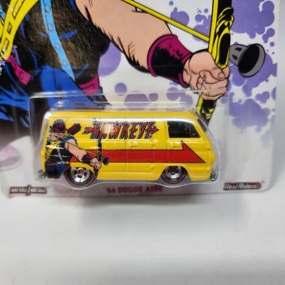 '66 Dodge A100 Van Hawkeye * Hot Wheels Pop Culture Marvel * BAD CARD