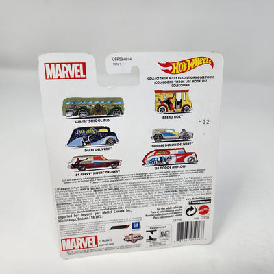 '38 Dodge Airflow Captain America * Hot Wheels Pop Culture Marvel * BAD CARD