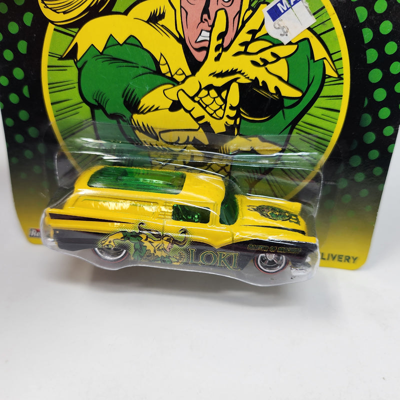 8 Crate Delivery Loki * Hot Wheels Pop Culture Marvel * BAD CARD