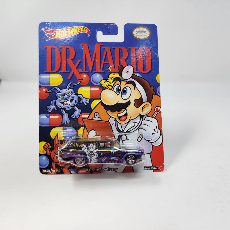 8 Crate Delivery Dr Mario * Hot Wheels Pop Culture * BAD CARD