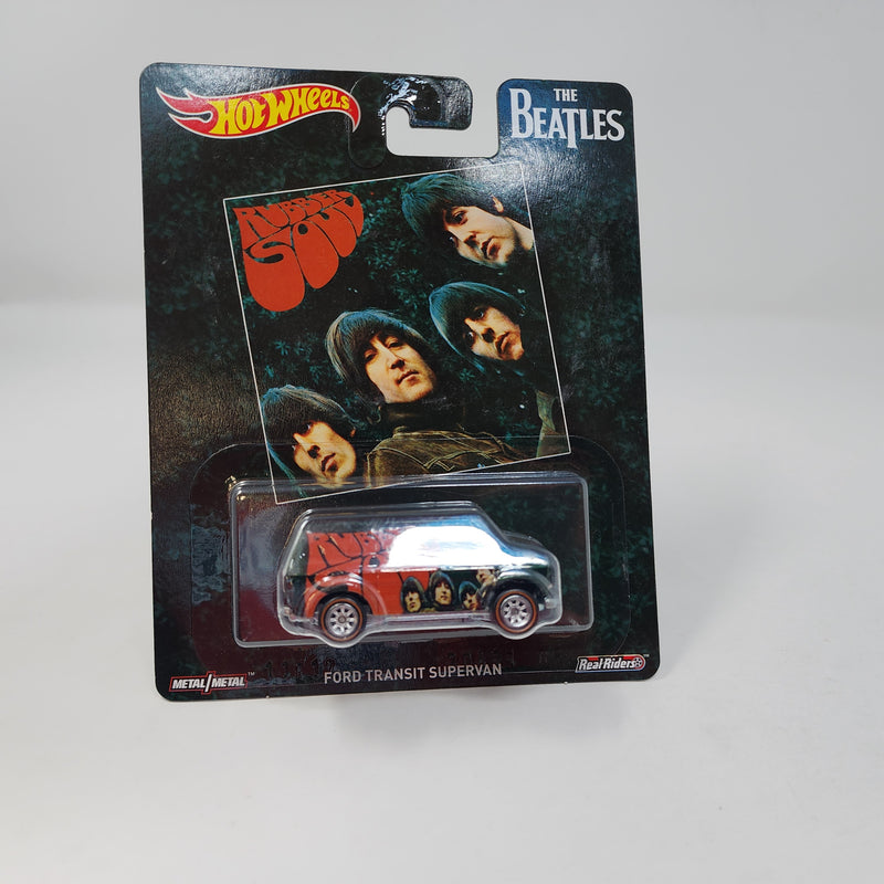 Ford Transit Supervan The Beatles * Hot Wheels Pop Culture * BAD CARD