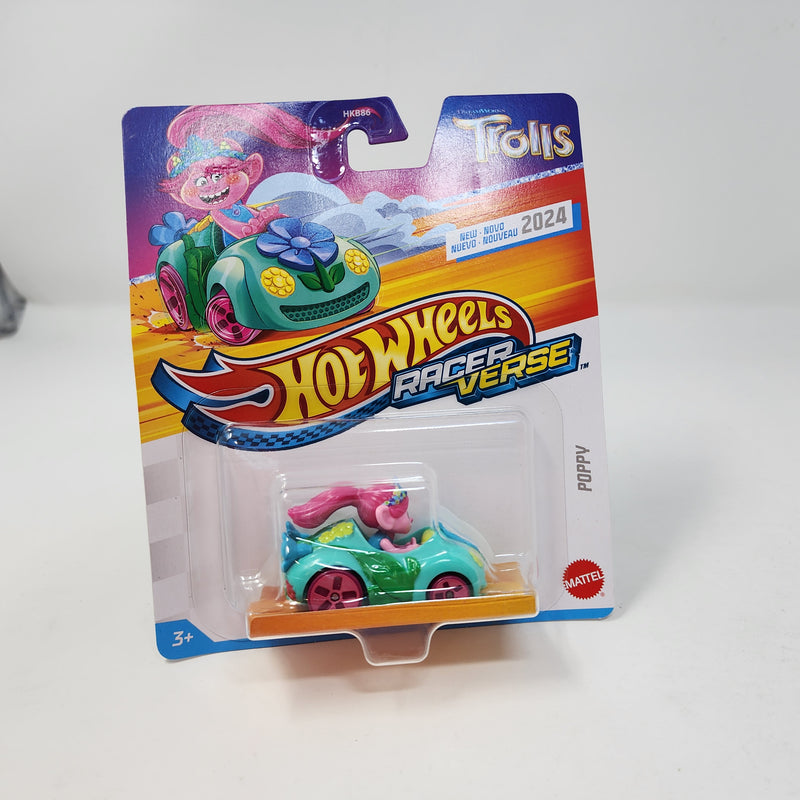 Poppy Trolls Dream Works * Hot Wheels Racer Verse * BAD CARD