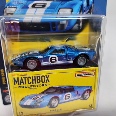 Ford GT40 #13 * 2022 Matchbox Collectors Series